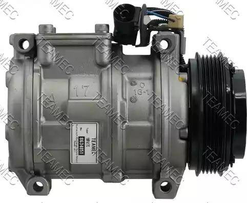 Teamec 8634851 - Компрессор кондиционера autospares.lv