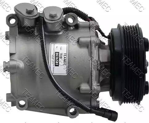 Teamec 8636501 - Компрессор кондиционера autospares.lv