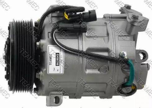 Teamec 8629543 - Компрессор кондиционера autospares.lv