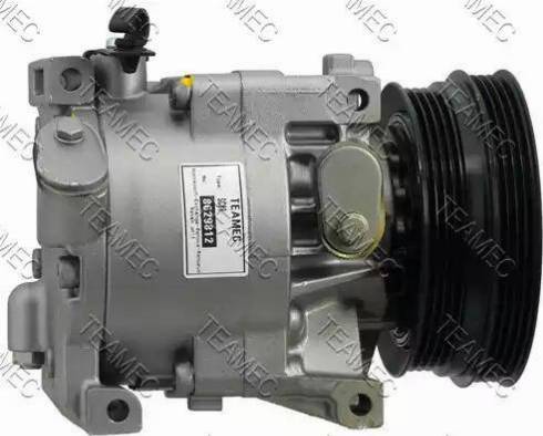 Teamec 8629812 - Компрессор кондиционера autospares.lv