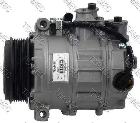 Teamec 8629700 - Компрессор кондиционера autospares.lv