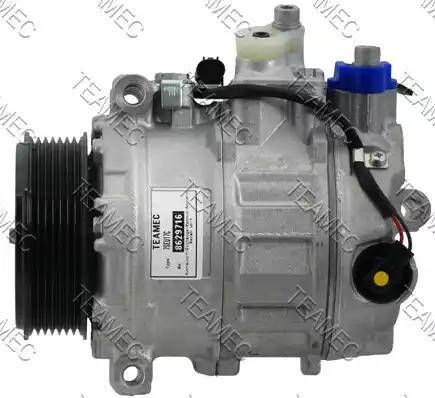 Teamec 8629716 - Компрессор кондиционера autospares.lv