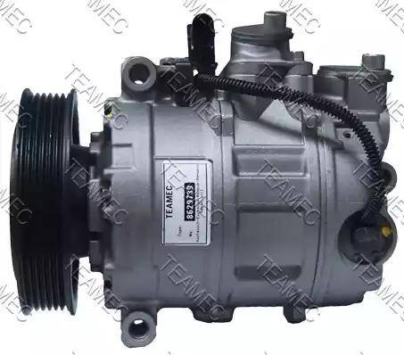 Teamec 8629739 - Компрессор кондиционера autospares.lv