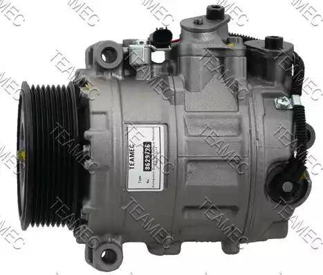 Teamec 8629726 - Компрессор кондиционера autospares.lv