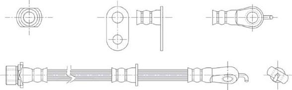 Technika 45385 - Тормозной шланг autospares.lv