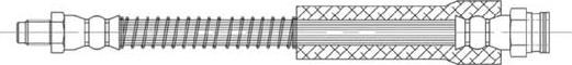 Technika 41309 - Тормозной шланг autospares.lv