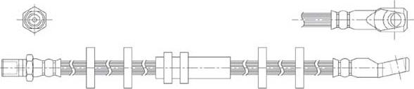 Technika 43632 - Тормозной шланг autospares.lv