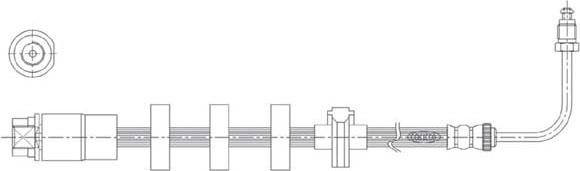 Technika 43722 - Тормозной шланг autospares.lv