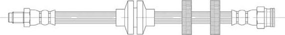 Technika 42692 - Тормозной шланг autospares.lv