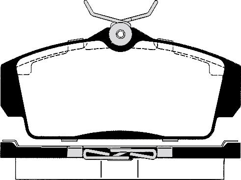 Roadhouse 2320.20 - Тормозные колодки, дисковые, комплект autospares.lv