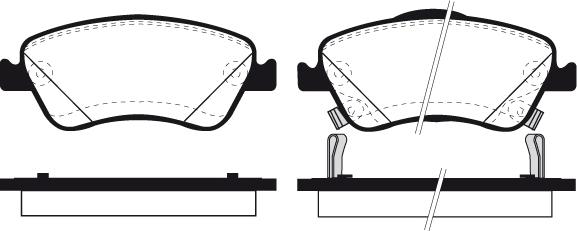 Technika 01745A - Тормозные колодки, дисковые, комплект autospares.lv