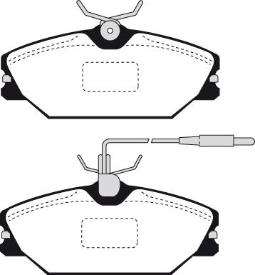 Technika 01005 - Тормозные колодки, дисковые, комплект autospares.lv