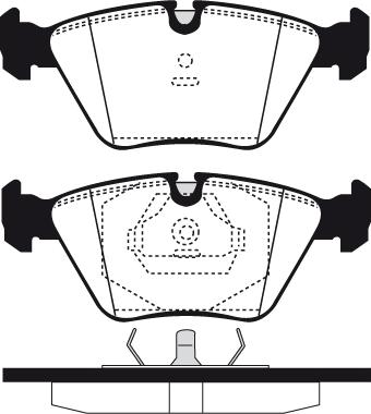 Technika 01086 - Тормозные колодки, дисковые, комплект autospares.lv