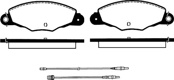 Technika 01166 - Тормозные колодки, дисковые, комплект autospares.lv