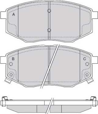 Technika 01896 - Тормозные колодки, дисковые, комплект autospares.lv