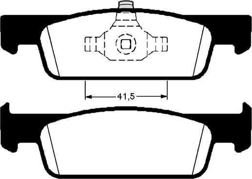 Technika 01846A - Тормозные колодки, дисковые, комплект autospares.lv