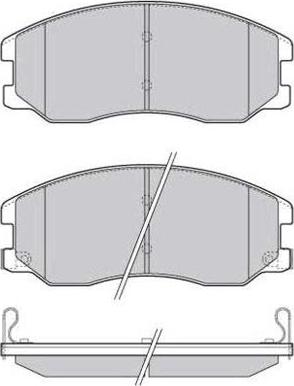 Technika 01866 - Тормозные колодки, дисковые, комплект autospares.lv