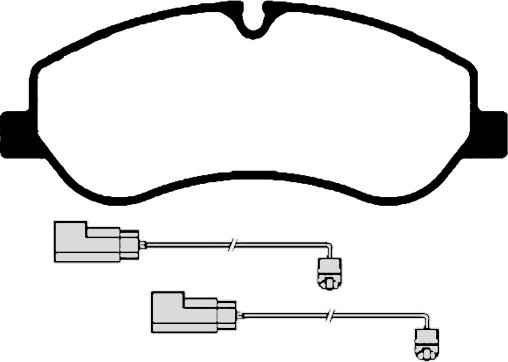 Technika 01861A - Тормозные колодки, дисковые, комплект autospares.lv