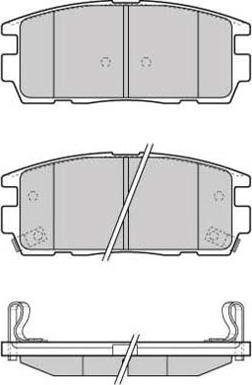 Technika 01867A - Тормозные колодки, дисковые, комплект autospares.lv