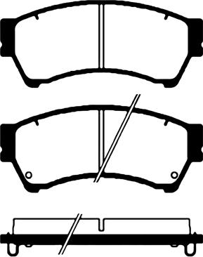 Technika 01802B - Тормозные колодки, дисковые, комплект autospares.lv