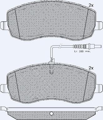 Technika 01811B - Тормозные колодки, дисковые, комплект autospares.lv