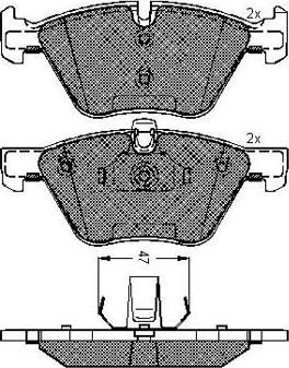 Technika 01837A - Тормозные колодки, дисковые, комплект autospares.lv