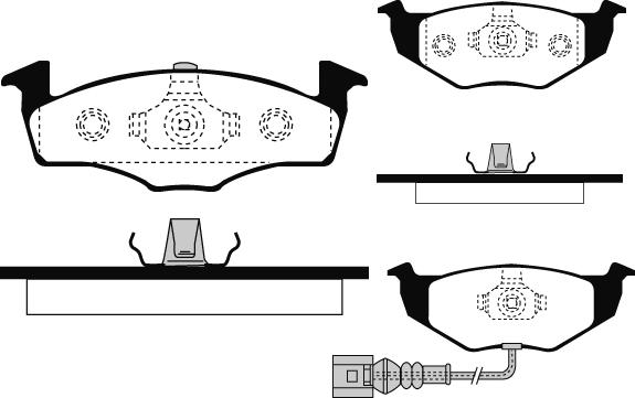 Frigair X40822 - Тормозные колодки, дисковые, комплект autospares.lv