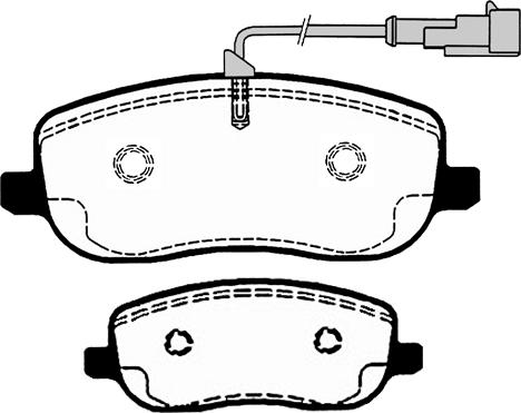 Dynamatrix DBP1787 - Тормозные колодки, дисковые, комплект autospares.lv