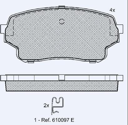 Technika 01773 - Тормозные колодки, дисковые, комплект autospares.lv