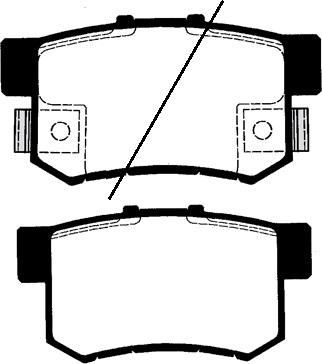 Technika 02040 - Тормозные колодки, дисковые, комплект autospares.lv