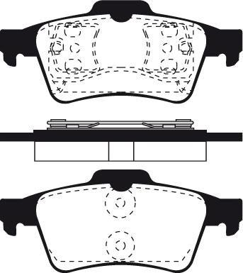 Technika 02030 - Тормозные колодки, дисковые, комплект autospares.lv