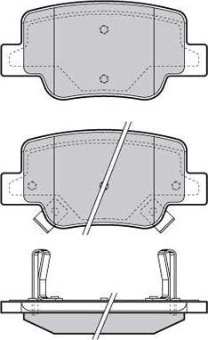 Technika 02306 - Тормозные колодки, дисковые, комплект autospares.lv