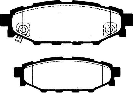 Technika 02299 - Тормозные колодки, дисковые, комплект autospares.lv