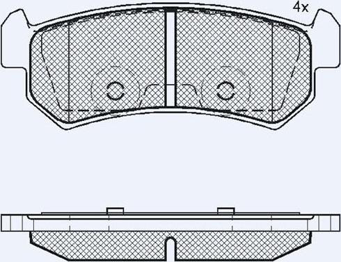 Technika 02259 - Тормозные колодки, дисковые, комплект autospares.lv