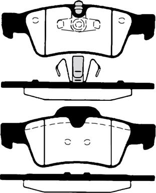 Technika 02278B - Тормозные колодки, дисковые, комплект autospares.lv