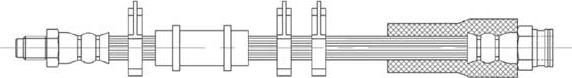 Technika 15056 - Тормозной шланг autospares.lv