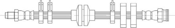 Technika 15025 - Тормозной шланг autospares.lv