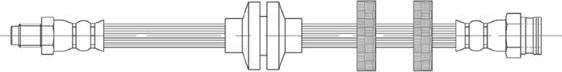 Technika 20056A - Тормозной шланг autospares.lv