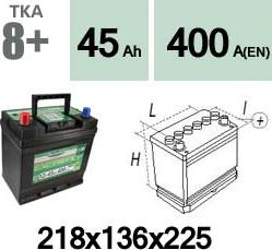 Technika TKA8+ - Стартерная аккумуляторная батарея, АКБ autospares.lv