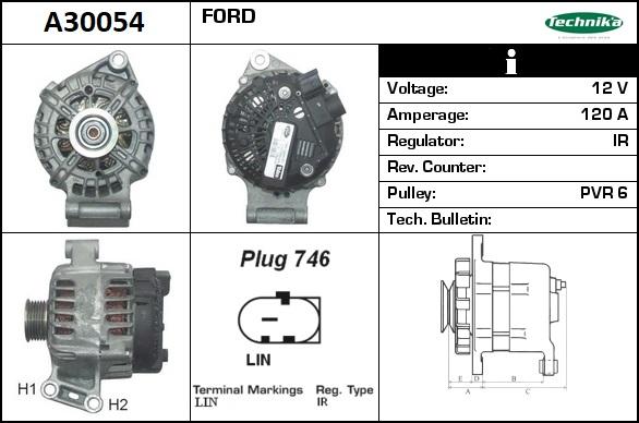 Technika A30054 - Генератор autospares.lv