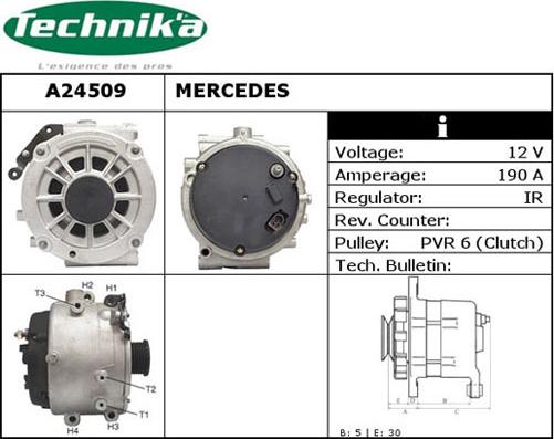 Technika A24509 - Генератор autospares.lv