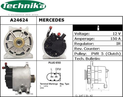 Technika A24624 - Генератор autospares.lv