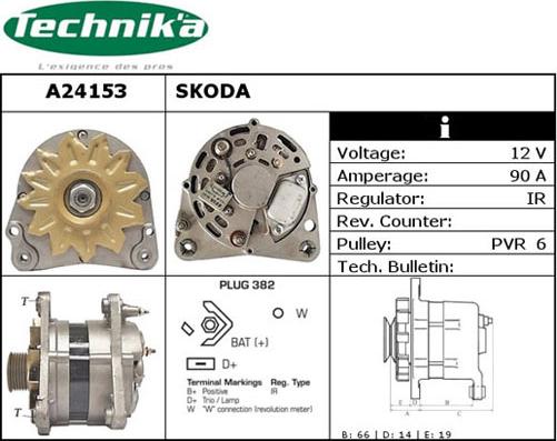 Technika A24153 - Генератор autospares.lv