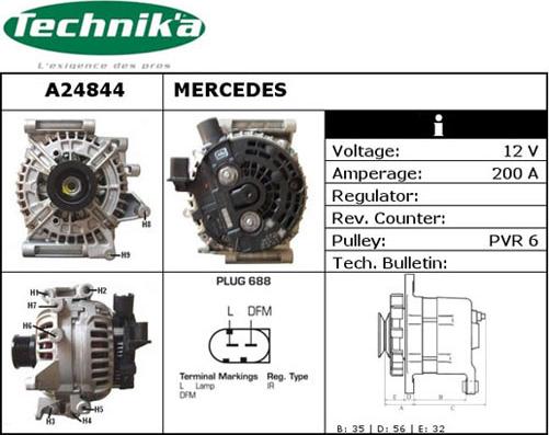 Technika A24844 - Генератор autospares.lv