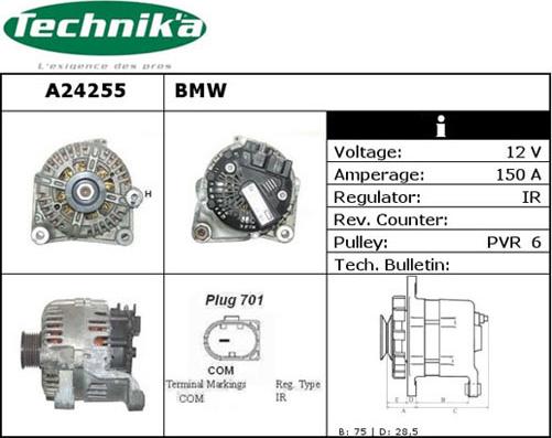 Technika A24255 - Генератор autospares.lv