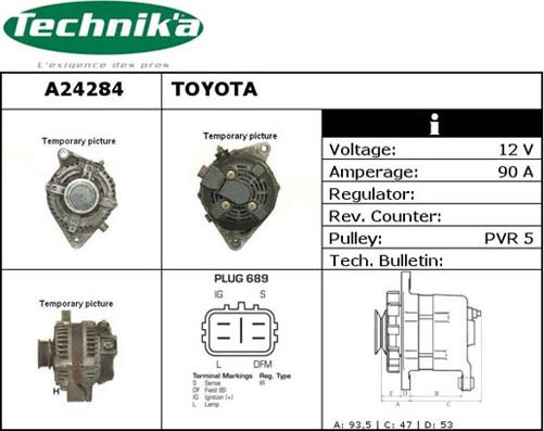 Technika A24284 - Генератор autospares.lv