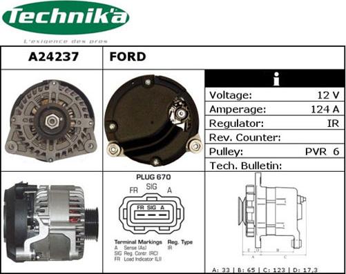 Technika A24237 - Генератор autospares.lv