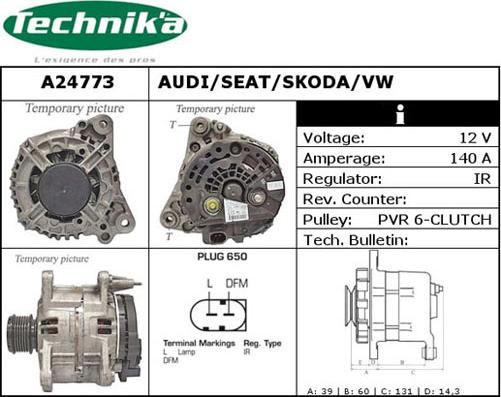 Technika A24773 - Генератор autospares.lv