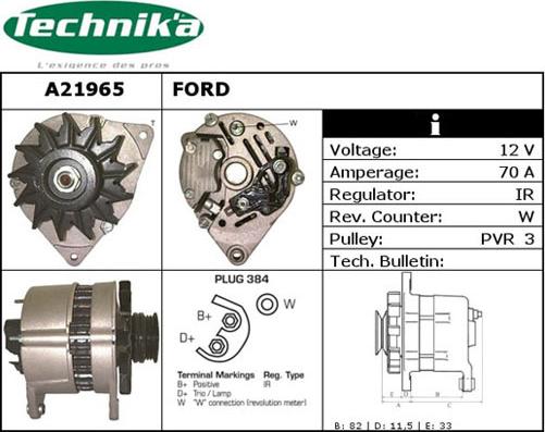 Technika A21965 - Генератор autospares.lv