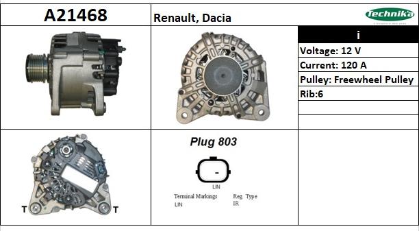 Technika A21468 - Генератор autospares.lv